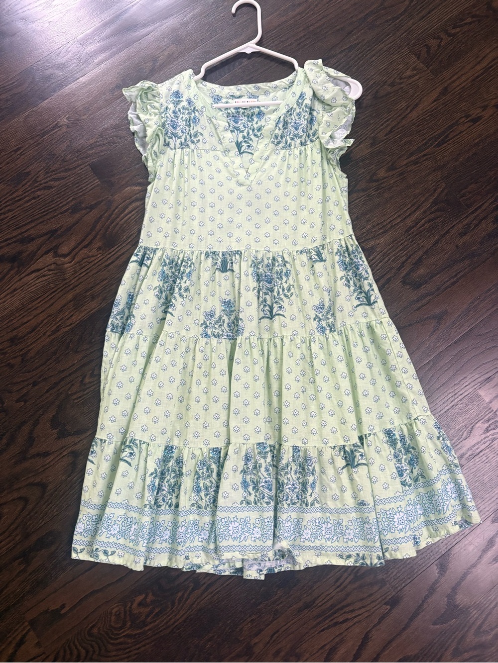 Roller Rabbit Floral Tiered Dress - XS